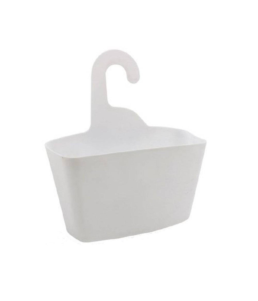 Cestino Porta Oggetti Appendere Organizer Rettangolare Impermeabile Bianco 69785         