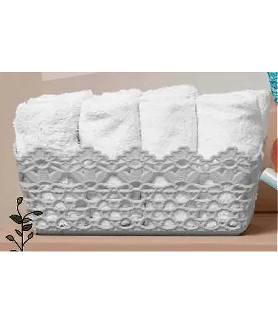 Cestino Porta Tutto Oggetti Plastica Rettangolare 29.8x19.8x9.6cm Multiuso 79472         