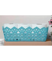 Cestino Porta Tutto Oggetti Plastica Rettangolare 29.8x19.8x9.6cm Multiuso 79472         