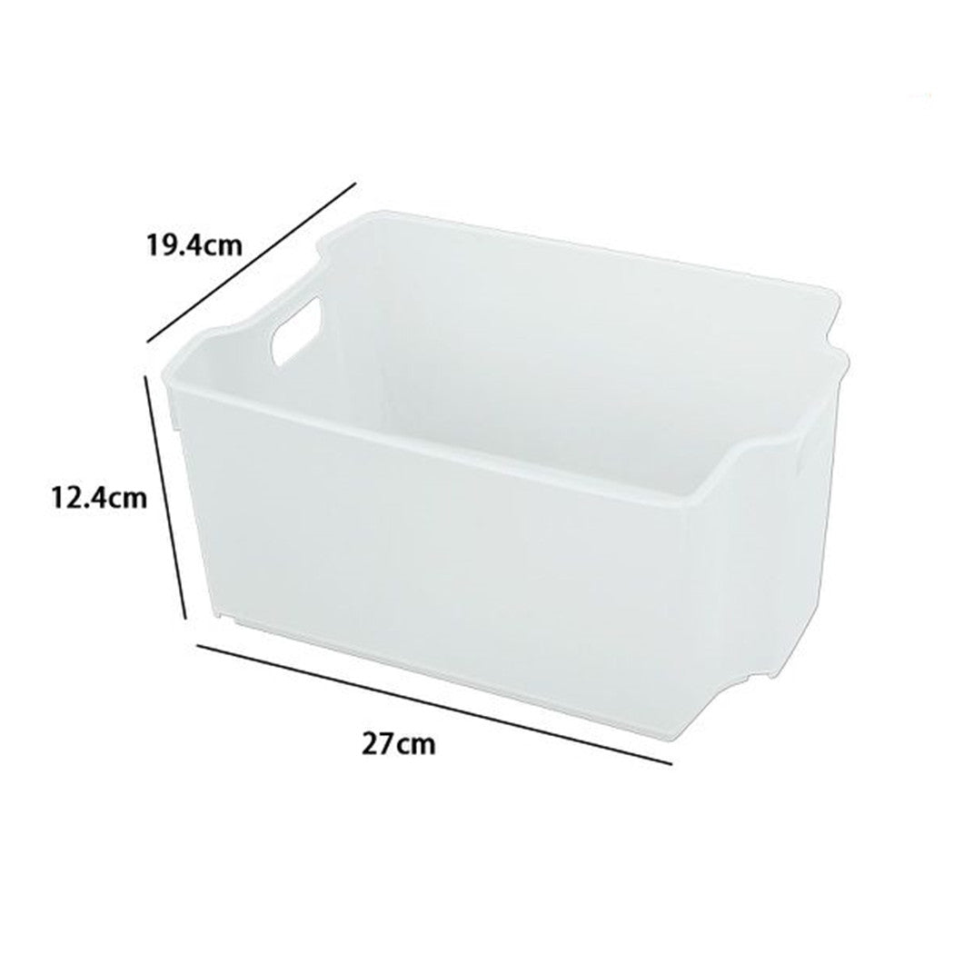 Trade Shop - Cestino Porta Tutto Scatola Portaoggetti Contenitore Con Manici 27x19.4x12.4cm 79458         