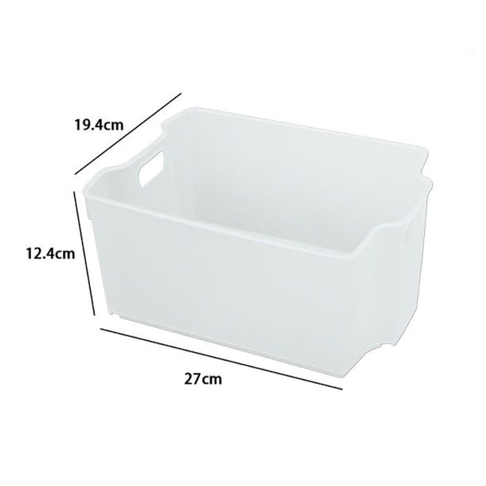 Trade Shop - Cestino Porta Tutto Scatola Portaoggetti Contenitore Con Manici 27x19.4x12.4cm 79458         