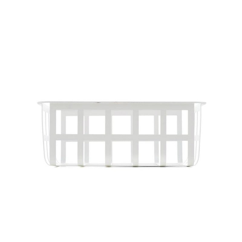 Cestino portaoggetti e decorativo in metallo, dimensioni medie, ZESTA