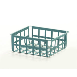 Cestino portaoggetti e decorativo in metallo, dimensioni medie, ZESTA