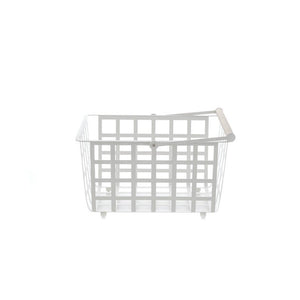 Cestino Portaoggetti in metallo con maniglia per organizzare e abbellire, Semi-grandi, ZESTA