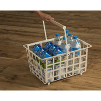 Cestino Portaoggetti in metallo con maniglia per organizzare e abbellire, Semi-grandi, ZESTA