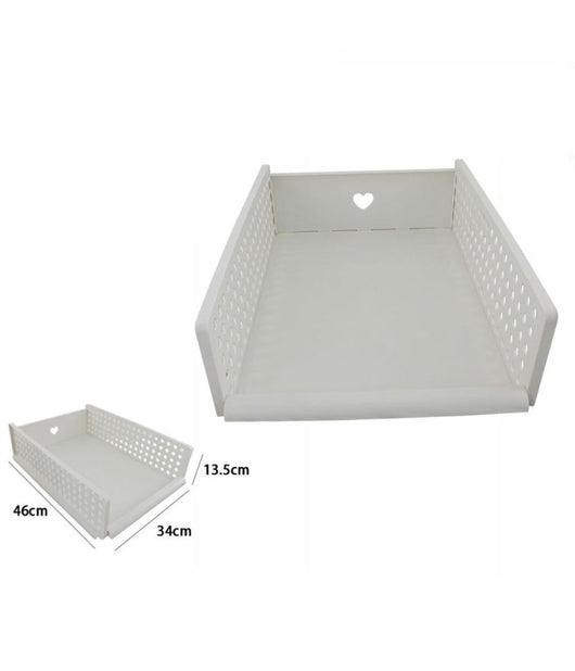 Cestino Portaoggetti Organizer Rettangolare Cesto Portatutto Scatola 34x46x13.5         