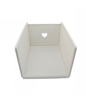 Cestino Portaoggetti Organizer Rettangolare Cesto Portatutto Scatola 34x46x25.5         