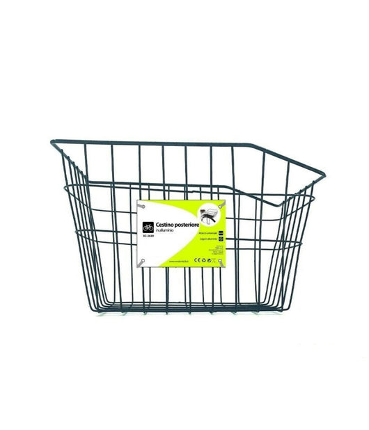 Cestino Portapacchi Posteriore In Alluminio Universale Bici Bicicletta Xc-2639         