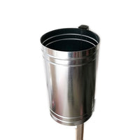 Cestino portarifiuti spazzatura per arredi pubblici ed urbani, scegli se zincato