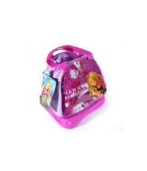 Cestino Pranzo Zainetto Porta Merenda Hanna Montana 20x13x19cm Fuxia E Lilla         