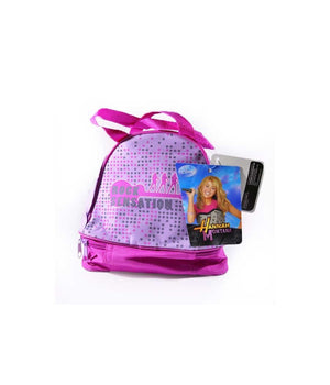 Cestino Pranzo Zainetto Porta Merenda Hanna Montana 20x13x19cm Fuxia E Lilla         
