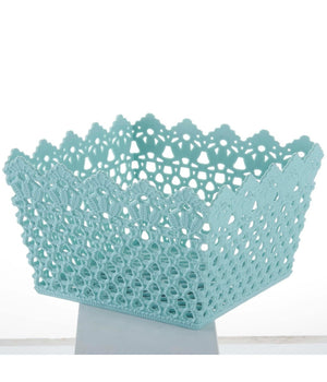 Cestino Quadrato Porta Tutto Oggetti Multiuso In Plastica 21.5x21.5x13 Cm 79475         