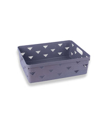 Cesto Cestino Porta Tutto Oggetti Organizzatore Rettangolare 33x25.6x11 Cm 10716         