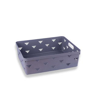 Cesto Cestino Porta Tutto Oggetti Organizzatore Rettangolare 33x25.6x11 Cm 10716         