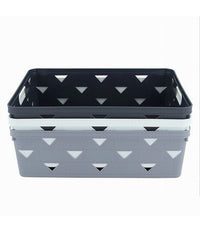 Cesto Cestino Porta Tutto Oggetti Organizzatore Rettangolare 33x25.6x11 Cm 10716         