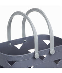 Cesto Cestino Portatutto Oggetti Con Manici 26.5x18x17cm Multiuso Assortiti 10722         