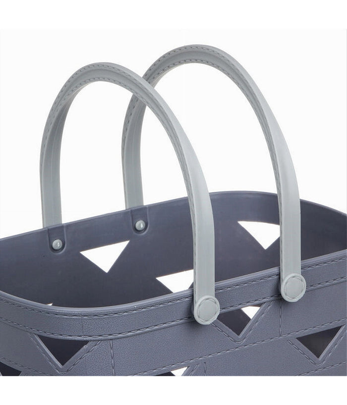 Cesto Cestino Portatutto Oggetti Con Manici 26.5x18x17cm Multiuso Assortiti 10722         