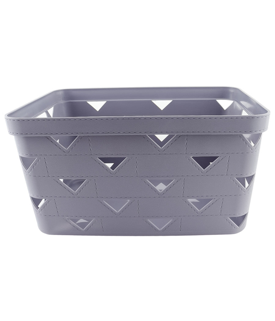 Cesto Cestino Portatutto Oggetti Organizzatore Rettangolare 34x24.6x17.8cm 10720         