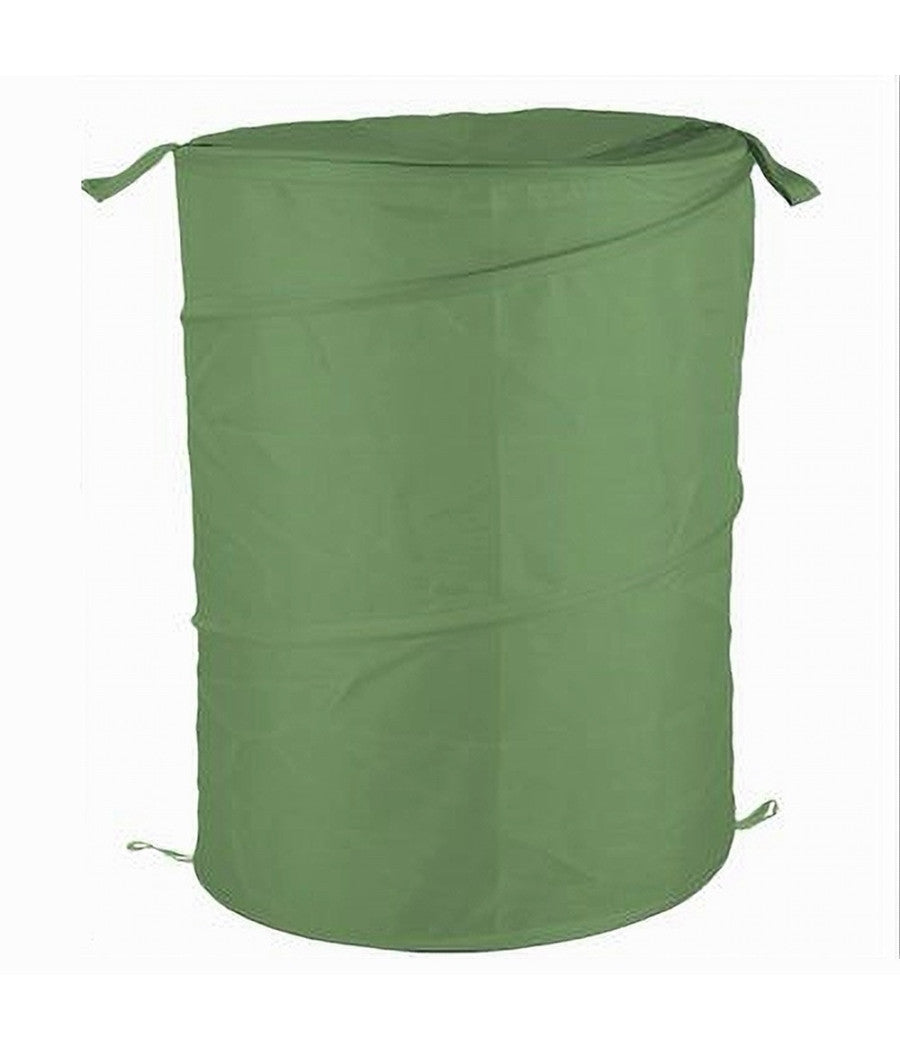 Cesto Contenitore Porta Biancheria Bucato Giochi Pieghevole 42x50 Cm Verde 79852         