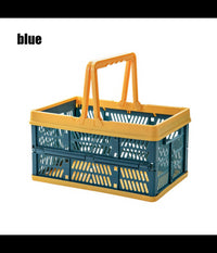 Cesto Contenitori Cestino Portaoggetti Organizer Cassetta Pieghevole Impilabile         