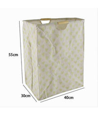 Cesto Porta Biancheria Cuori Gialli Contenitore Panni Sporchi Richiudibile 10620         