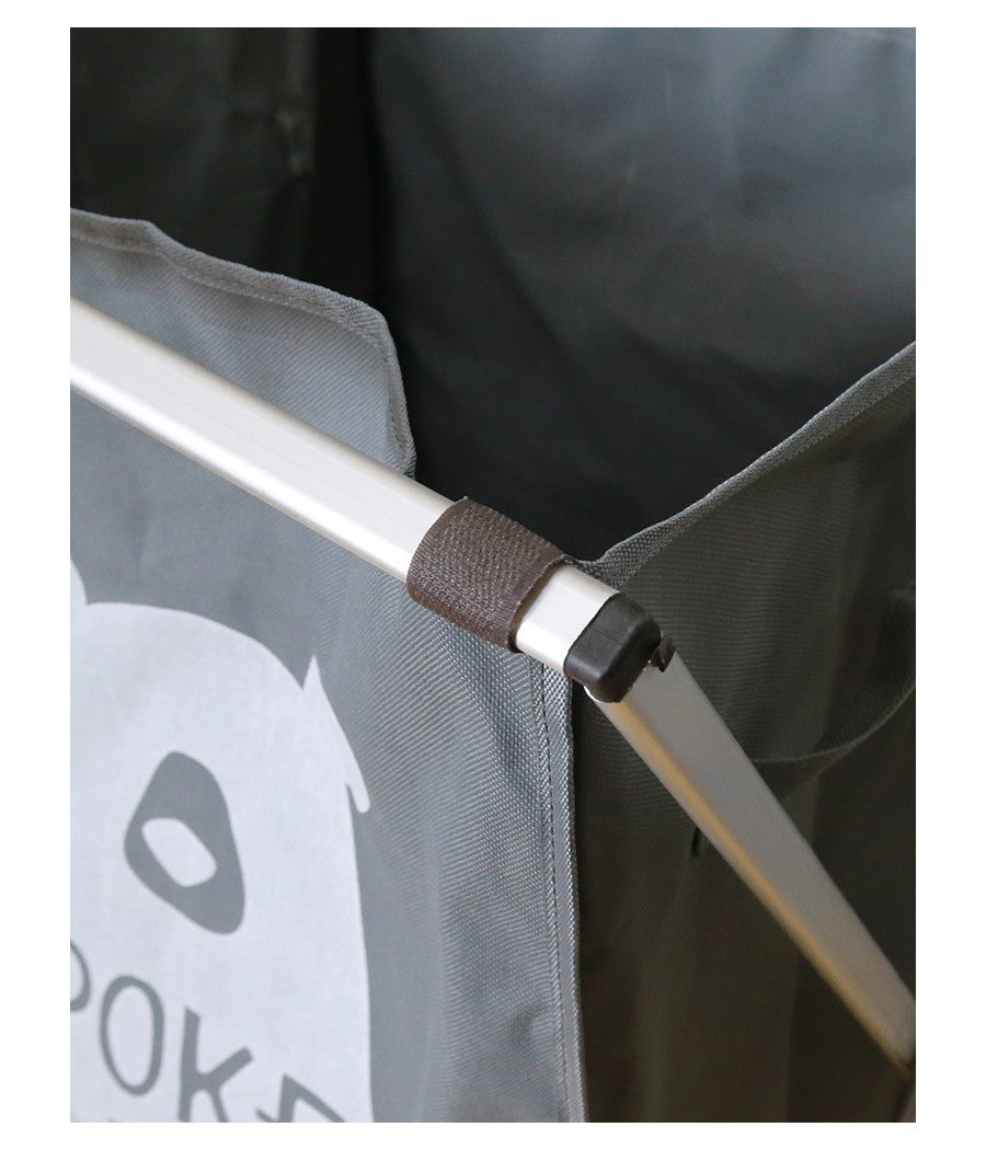 Cesto Porta Biancheria In Tessuto Bagno Lavanderia Porta Pieghevole 65 X 39 X 31 Cm         