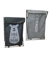 Cesto Porta Biancheria In Tessuto Bagno Lavanderia Porta Pieghevole 65 X 39 X 31 Cm         