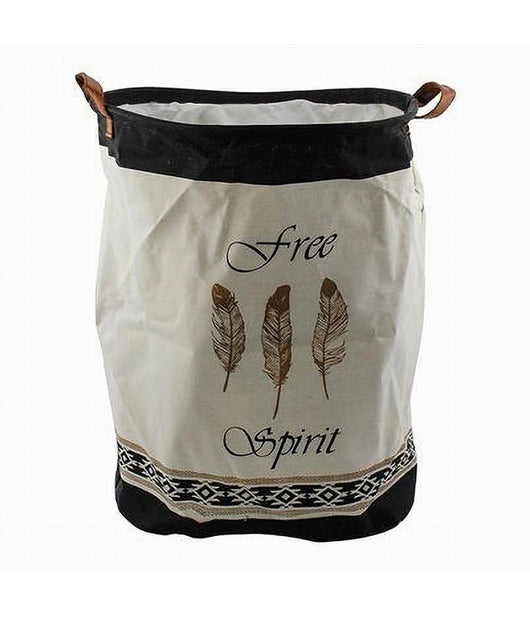 Cesto Porta Biancheria Per Vestiti Sporchi Pieghevole Free Spirit 40x50cm 10475         