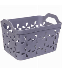 Cesto Porta Oggetti Cestino Porta Tutto Con Maniglie 26x17x17 Cm Assortiti 10725         