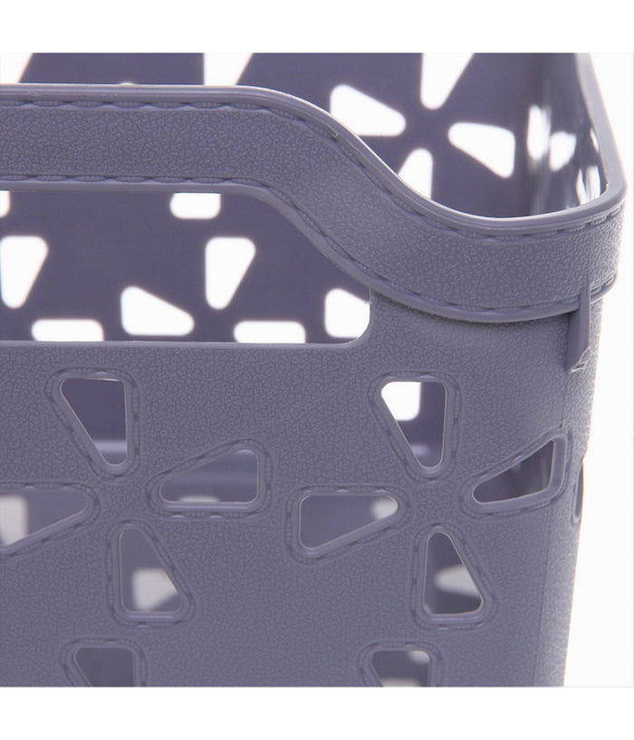 Cesto Porta Oggetti Cestino Porta Tutto Con Maniglie 26x17x17 Cm Assortiti 10725         