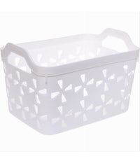 Cesto Porta Oggetti Cestino Porta Tutto Con Maniglie 26x17x17 Cm Assortiti 10725         