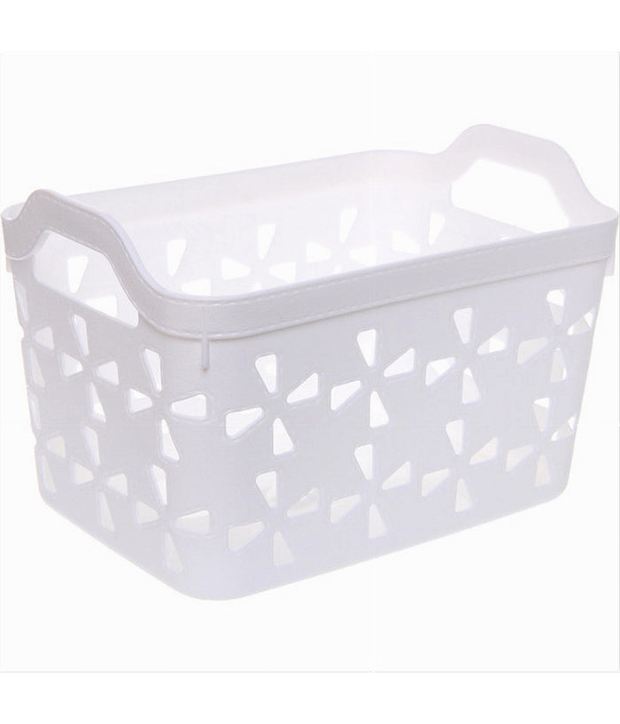 Cesto Porta Oggetti Cestino Porta Tutto Con Maniglie 26x17x17 Cm Assortiti 10725         