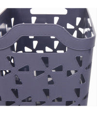 Cesto Porta Oggetti Cestino Porta Tutto Con Maniglie 31x21x21 Cm Assortiti 10726         