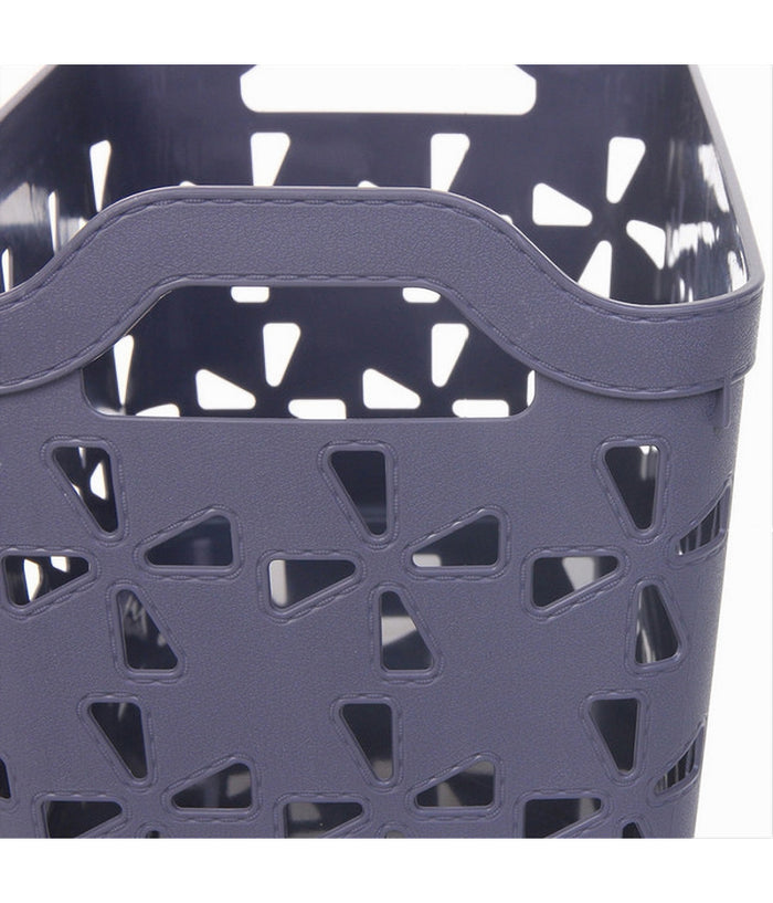 Cesto Porta Oggetti Cestino Porta Tutto Con Maniglie 31x21x21 Cm Assortiti 10726         