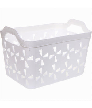 Cesto Porta Oggetti Cestino Porta Tutto Con Maniglie 31x21x21 Cm Assortiti 10726         