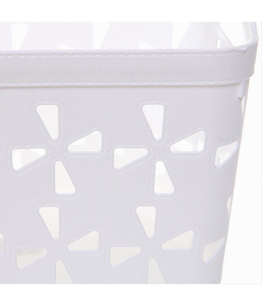 Cesto Porta Oggetti Cestino Porta Tutto Con Maniglie 31x21x21 Cm Assortiti 10726         