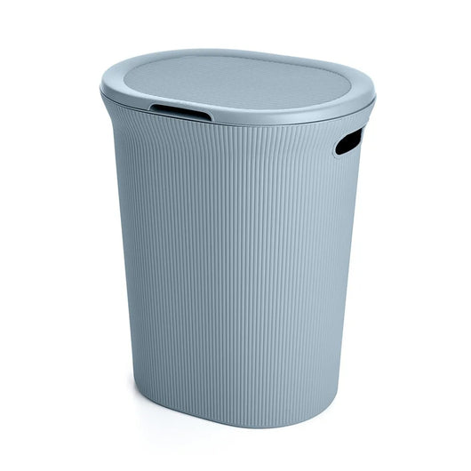 Cesto portabiancheria azzurro polvere capacità 40 lt