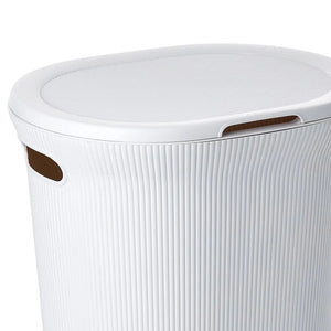 Cesto portabiancheria bianco capacità 40 lt