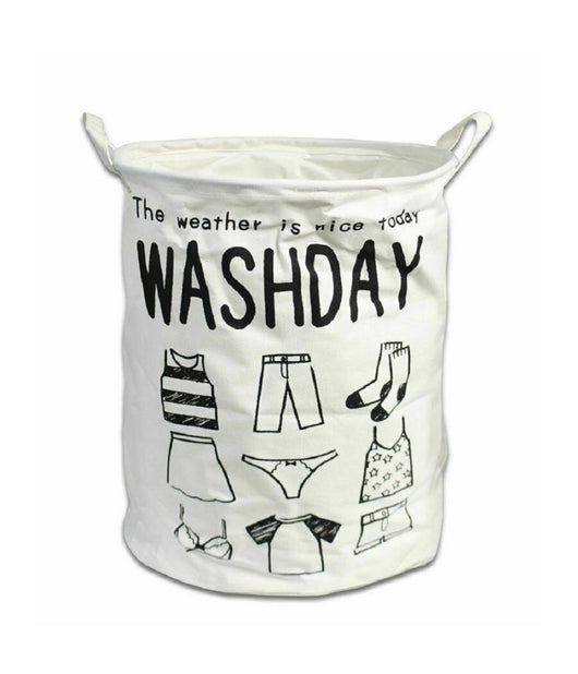 Cesto Portabiancheria Manici Sacca Panni Sporchi Biancheria Bagno 35x45cm 10008         