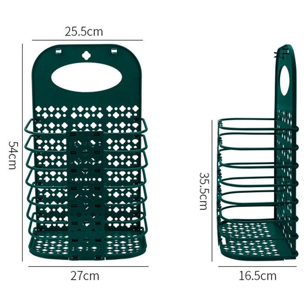Trade Shop - Cesto Portabiancheria Pieghevole Con Manico Cesta Per Camera Soggiorno Bagno Viaggio -