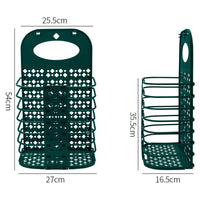 Trade Shop - Cesto Portabiancheria Pieghevole Con Manico Cesta Per Camera Soggiorno Bagno Viaggio -