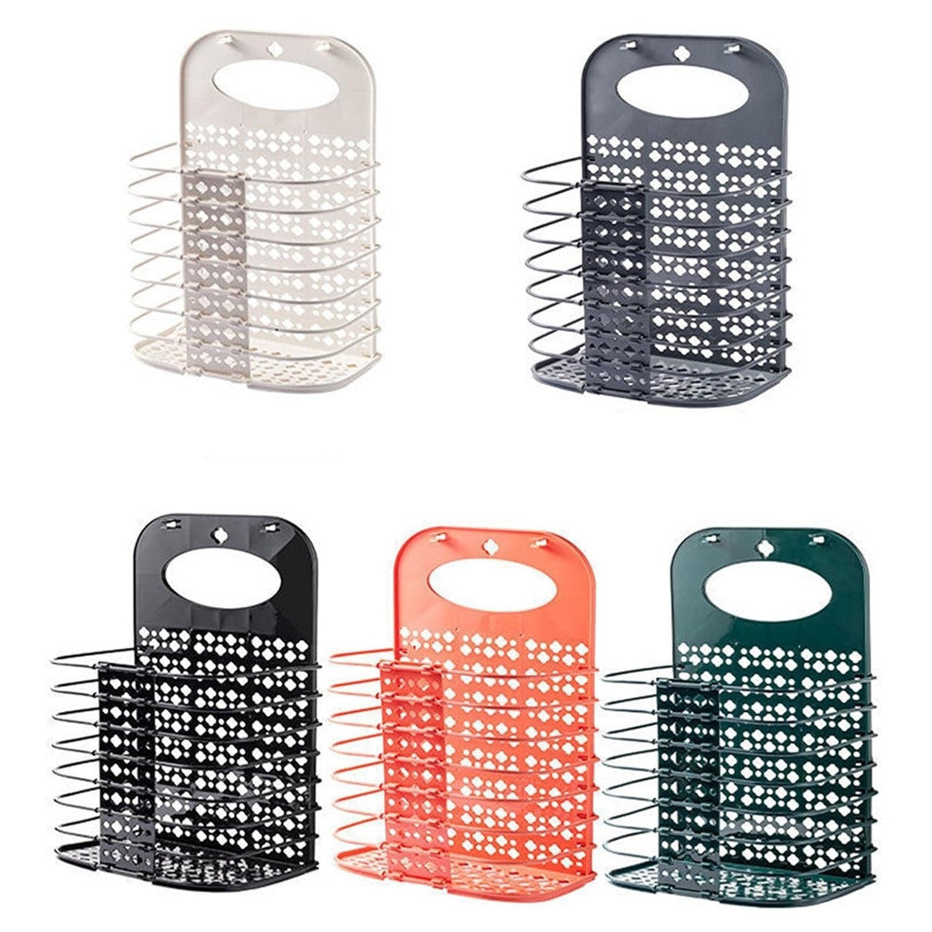 Trade Shop - Cesto Portabiancheria Pieghevole Con Manico Cesta Per Camera Soggiorno Bagno Viaggio -