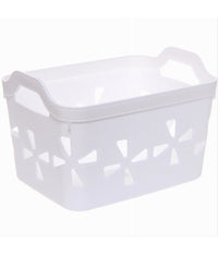 Cesto Portaoggetti Cestino Porta Tutto Con Maniglie 21x15x14cm Assortiti 10724         