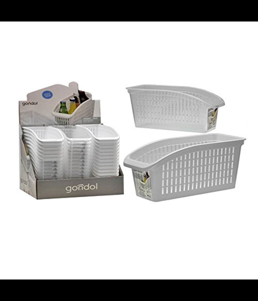 Cesto Portaposate Oggetti Bottiglie Barattoli Scola Posate Spugnette In Plastica         