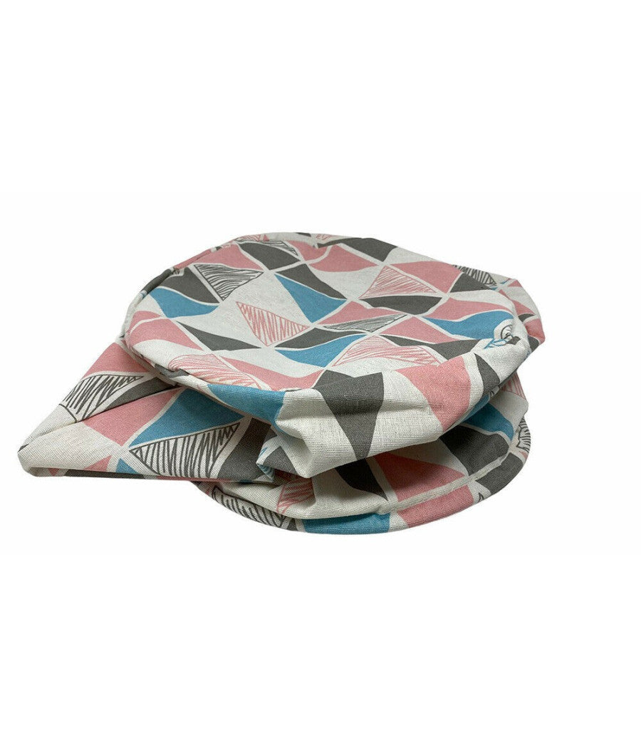 Cesto Sacco Portabiancheria Bagno Pieghevole Con Manici In Tessuto Rombi 10523         