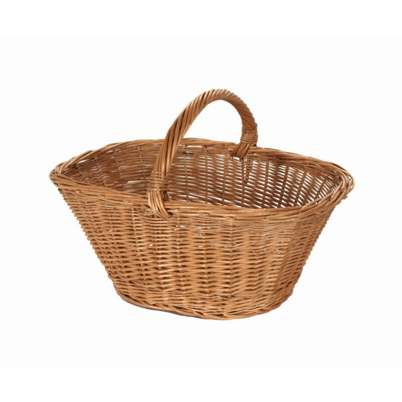 Cesto vimini europeo giovanni 1-2 ovale cm 50x34h21/39