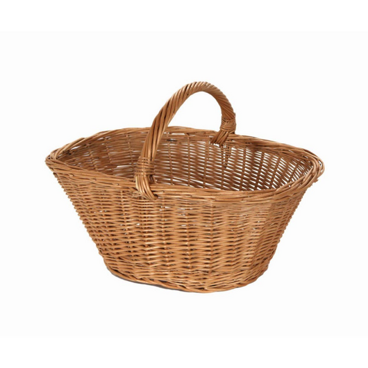 Cesto vimini europeo giovanni 1-2 ovale cm 50x34h21/39