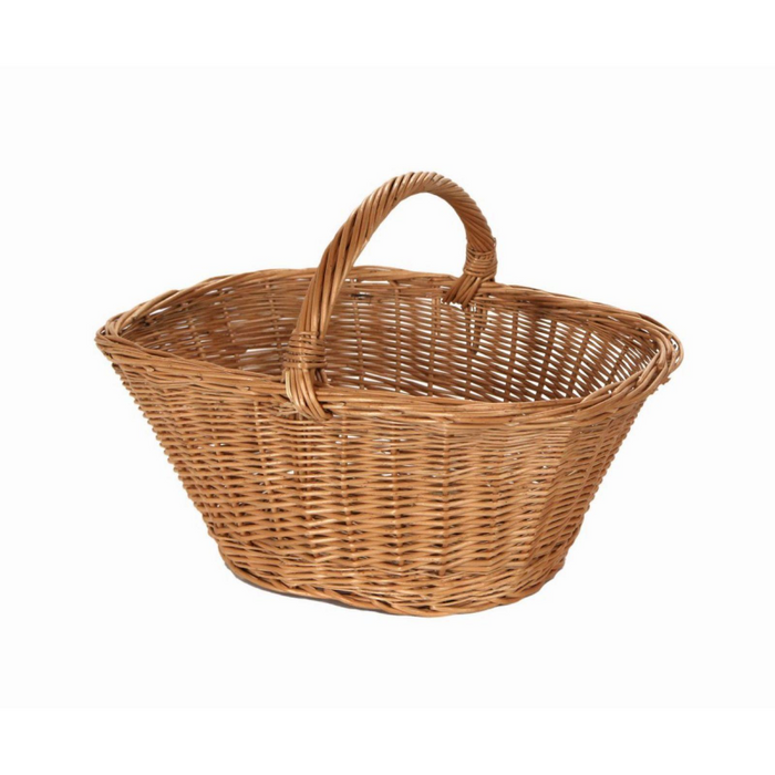 Cesto vimini europeo giovanni 1-2 ovale cm 50x34h21/39