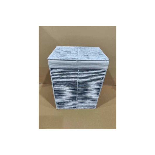 Cestone paper Hilary bianco rettangolare pieghevole cm30x40h55