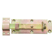Chiavistello piatto da 150 mm con blocco per lucchetto